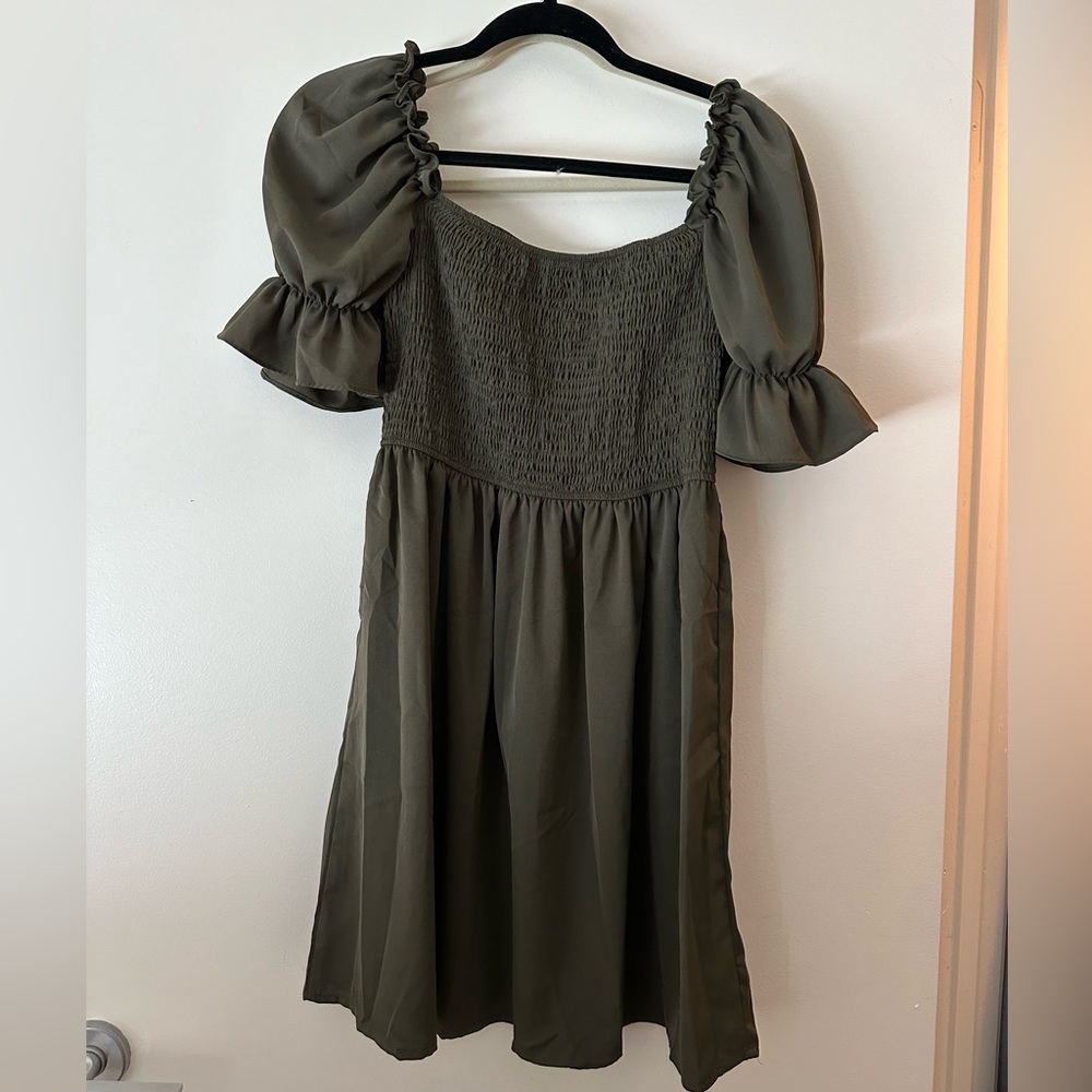 Green dress